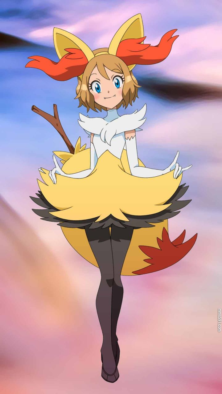 神奇宝贝美女，宝可梦人物莎莉娜Serena手机壁纸图片（4）