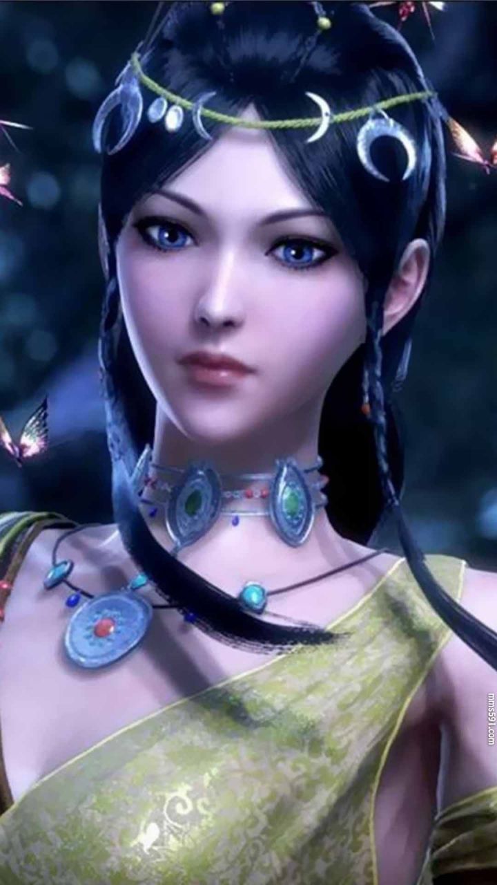 武庚纪冷艳动漫美女织布师阿岚手机壁纸图片（4）