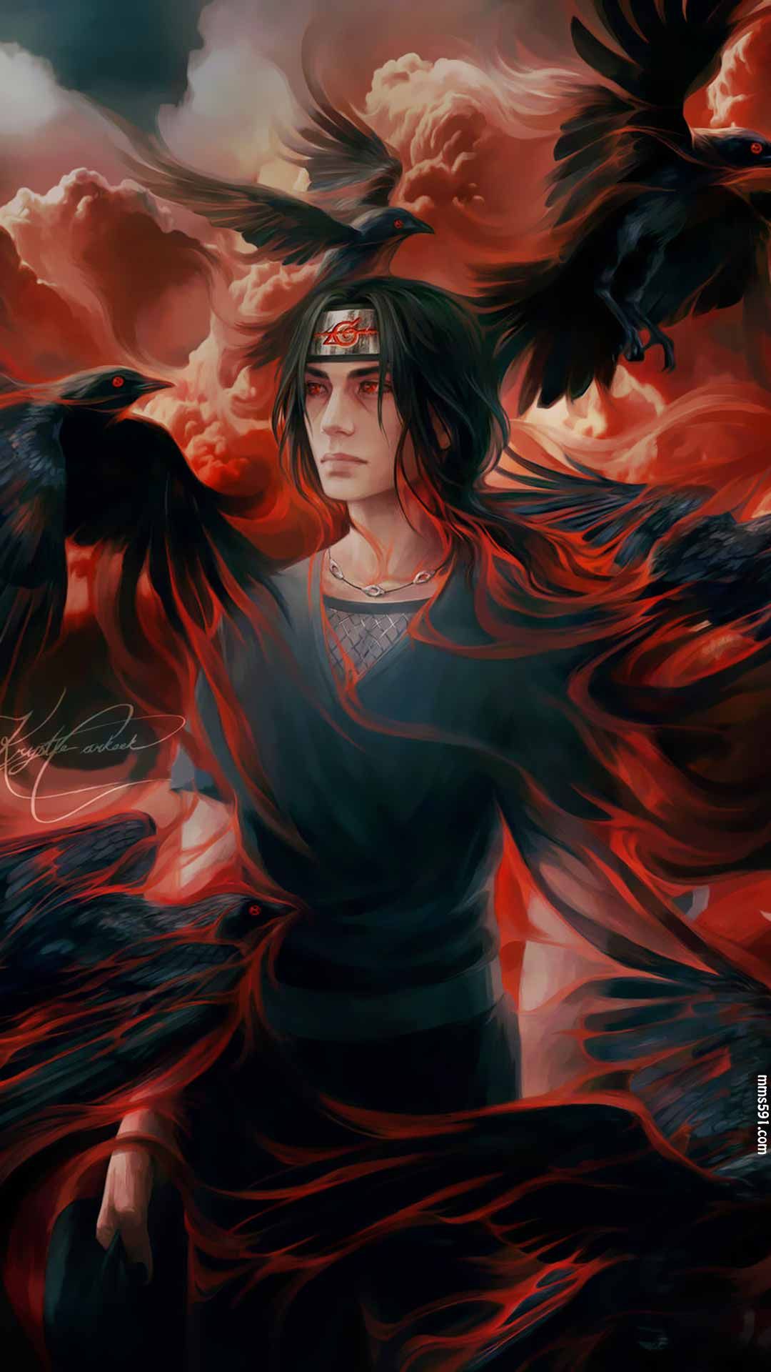 火影忍者佐助哥哥宇智波鼬Uchiha Itachi手机壁纸图片1080P（8）