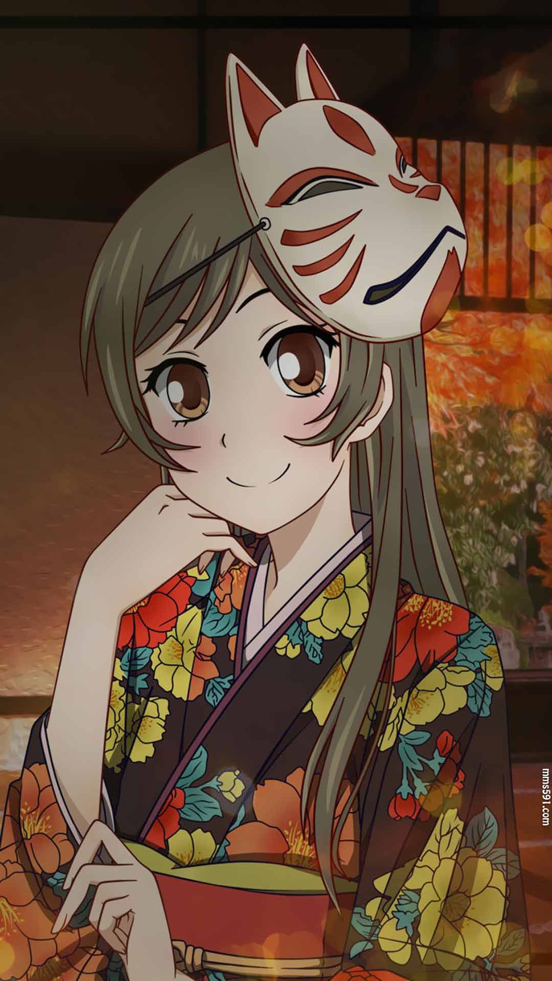 元气少女缘结神女主角桃园奈奈生Momozono Nanami手机壁纸背景图片