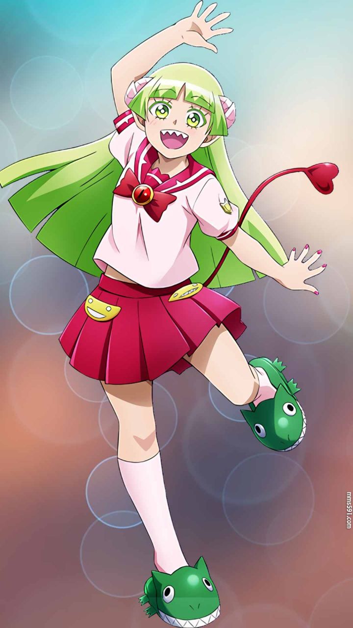 入间同学入魔了长角绿发少女瓦拉克·克拉拉valac_clara手机壁纸图片（3）