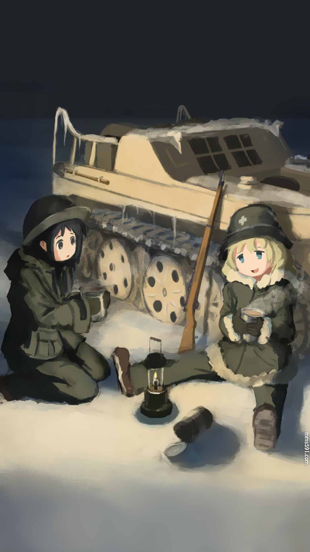 少女终末旅行女主角千户和尤莉可爱手机壁纸图片集