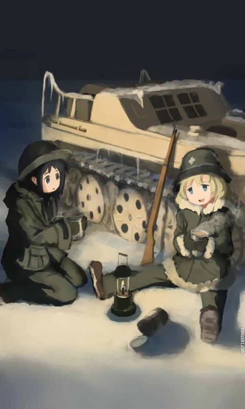 少女终末旅行女主角千户和尤莉可爱手机壁纸图片集