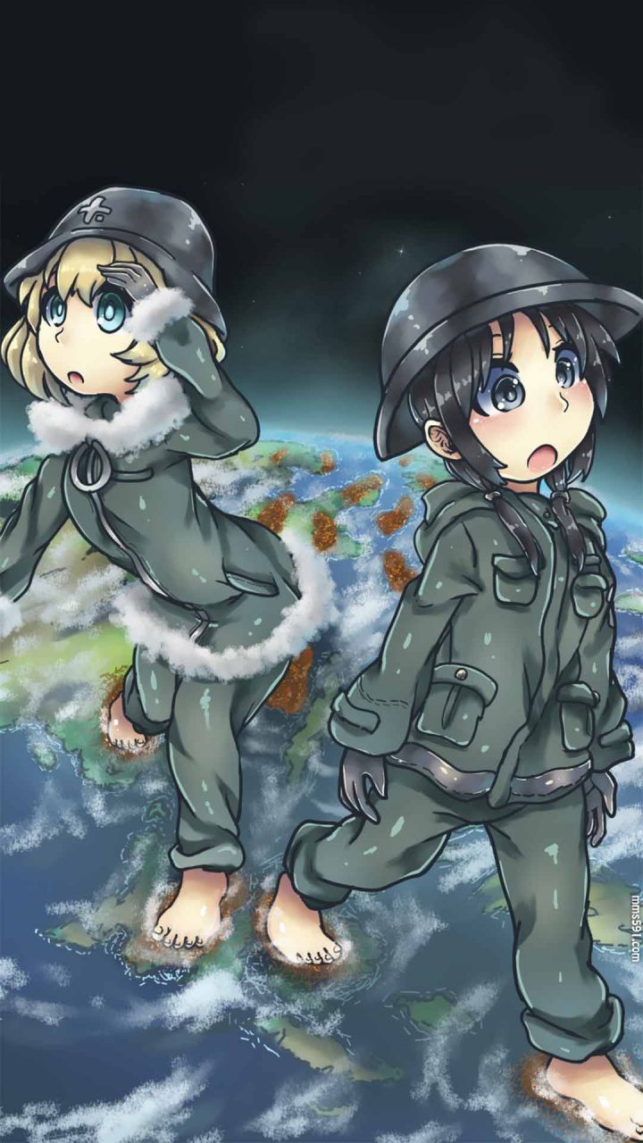 少女终末旅行女主角千户和尤莉可爱手机壁纸图片集（3）
