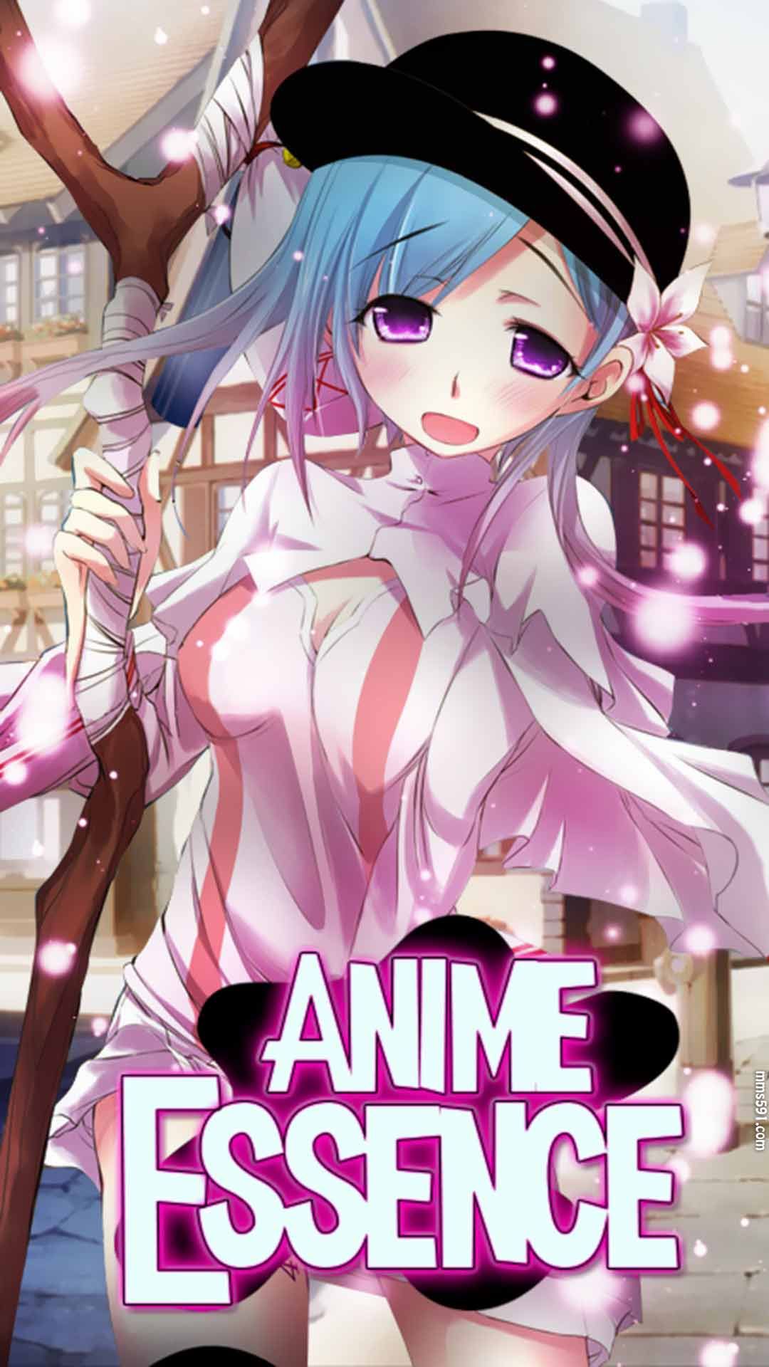 星掠者女主角蓝色头发动漫美女阳菜 Hina高清竖屏手机壁纸图片（8）