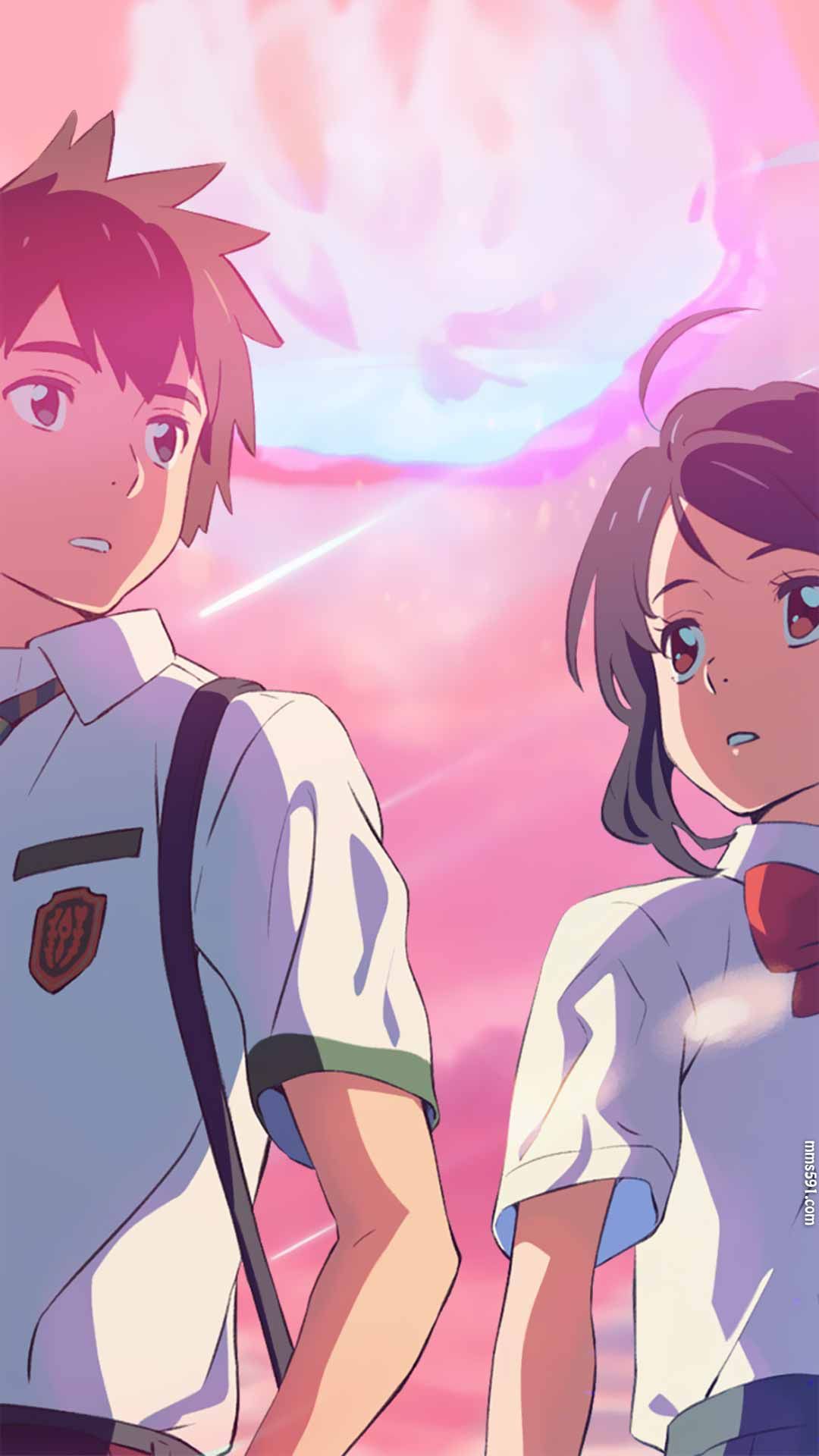 你的名字Kimi no na wa女主角宫水三叶高清精美手机壁纸图片集1080竖屏