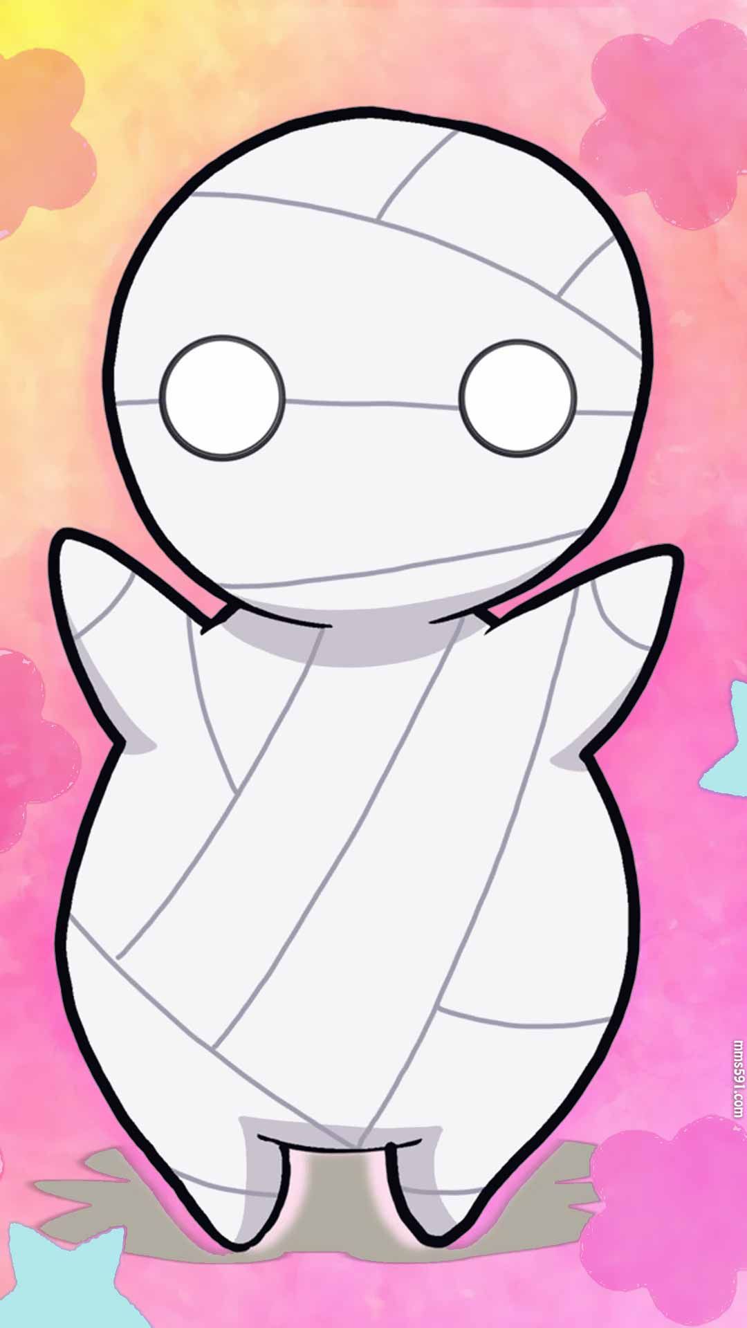 白布带绑着的小木乃伊到我家饲养方法可爱手机壁纸图片集(4)