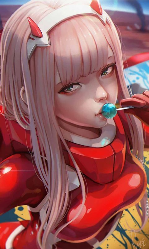 DARLING in the FRANXX女主角零二Zero Two 02高清手机壁纸图片集（8）