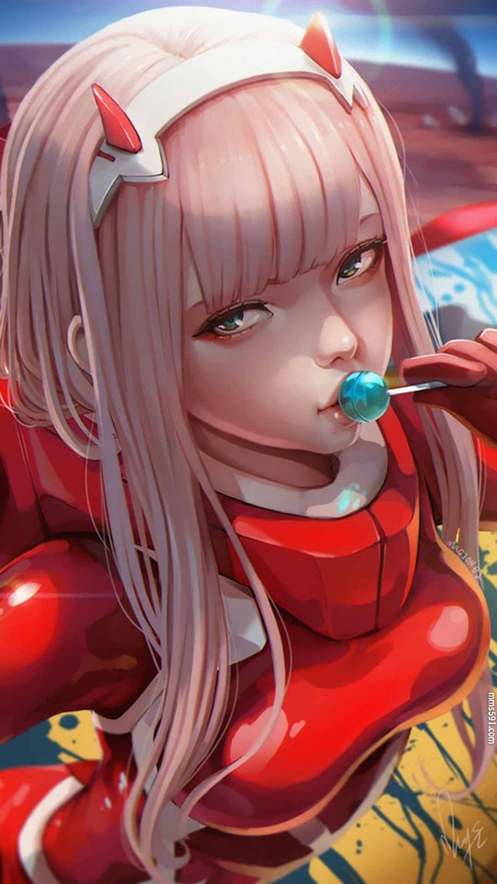 DARLING in the FRANXX女主角零二Zero Two 02高清手机壁纸图片集（8）