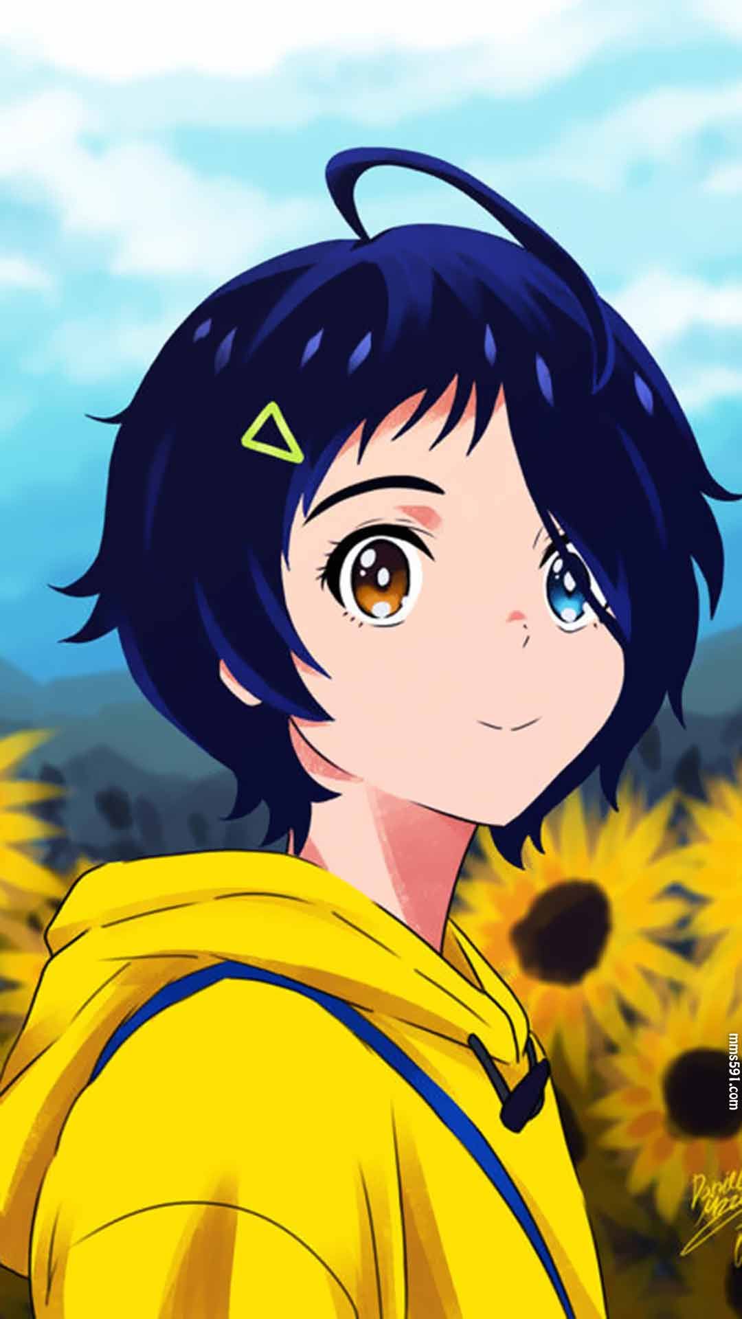 奇蛋物语女主角异色瞳大户爱ohto ai短发可爱手机壁纸图片集（6）