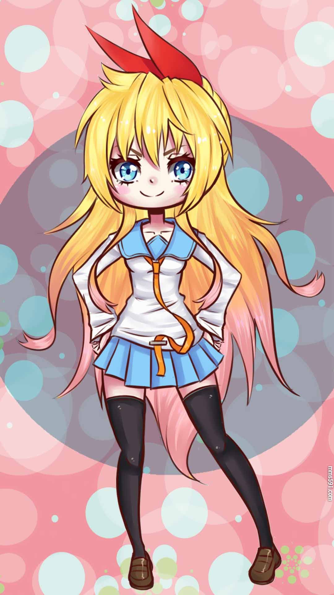 伪恋女主角桐崎千棘Kirisaki Chitoge手机壁纸图片集1080P（10）