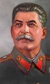前苏联总书记约瑟夫·斯大林Joseph Stalin半身像手机壁纸图片（2）