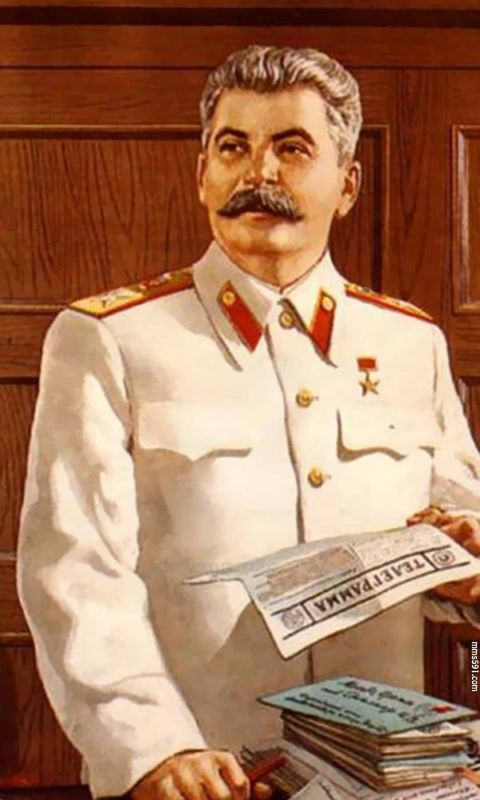 前苏联总书记约瑟夫·斯大林Joseph Stalin半身像手机壁纸图片（4）