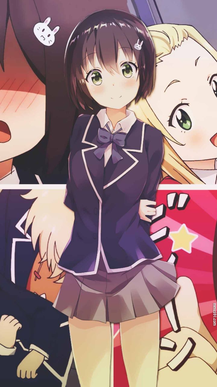 这个美术部有问题短发女主角宇佐美瑞希Usami Mizuki手机壁纸图片（8）