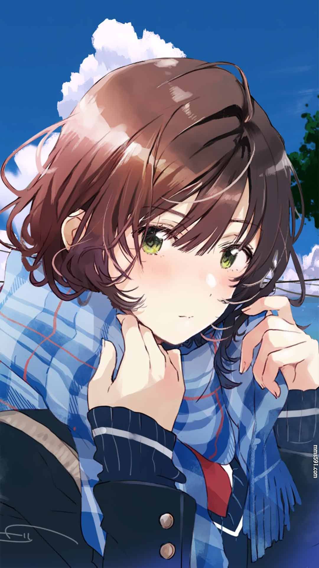 弱势角色友崎君短发女主角日南葵aoi hinami手机壁纸图片集（7）