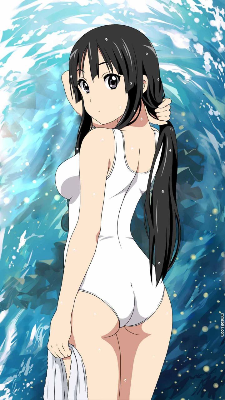黑色长发，轻音少女贝斯手秋山澪Akiyama Mio手机壁纸1080x1920图片下载（9）