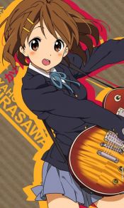 轻音少女主唱和吉他手女主角平泽唯Hirasawa Yui手机壁纸图片集（5）