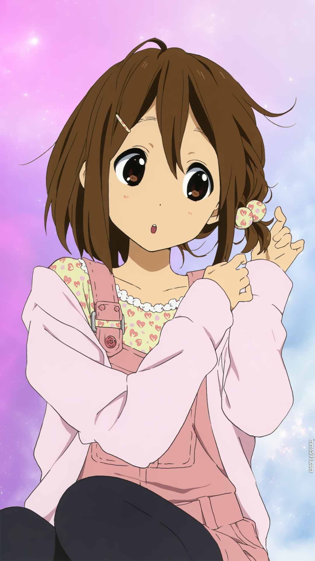轻音少女主唱和吉他手女主角平泽唯Hirasawa Yui手机壁纸图片集（9）