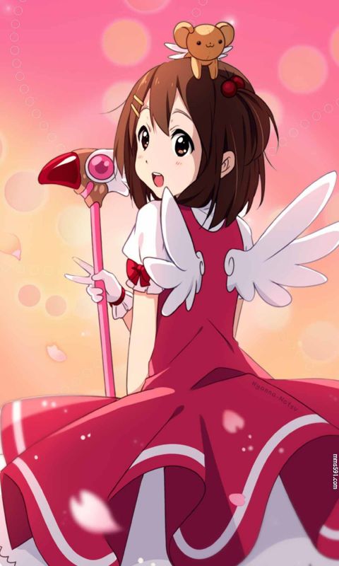 轻音少女主唱和吉他手女主角平泽唯Hirasawa Yui手机壁纸图片集