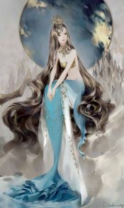 水中的美丽精灵，中西方风格美人鱼高清1080x1920手机壁纸图片集（8）