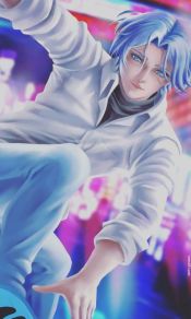无限滑板蓝色头发的男主角驰河兰加Langa Hasegawa手机壁纸图片集（5）