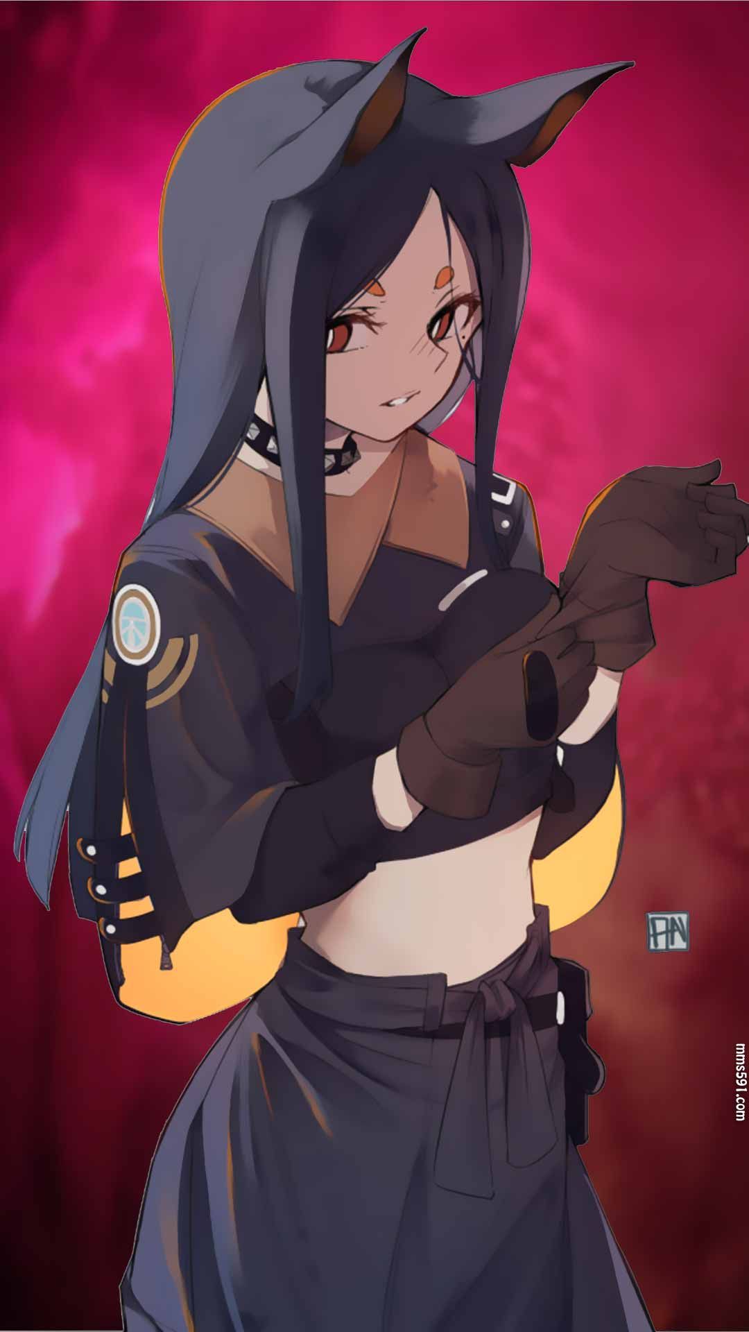 明日方舟女英雄杜宾Dobermann高清手机壁纸图片集1080x1920（4）