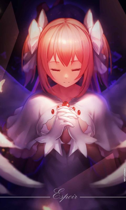 魔法少女小圆女主角鹿目圆Kaname Madoka1080x1920手机壁纸图片（2）