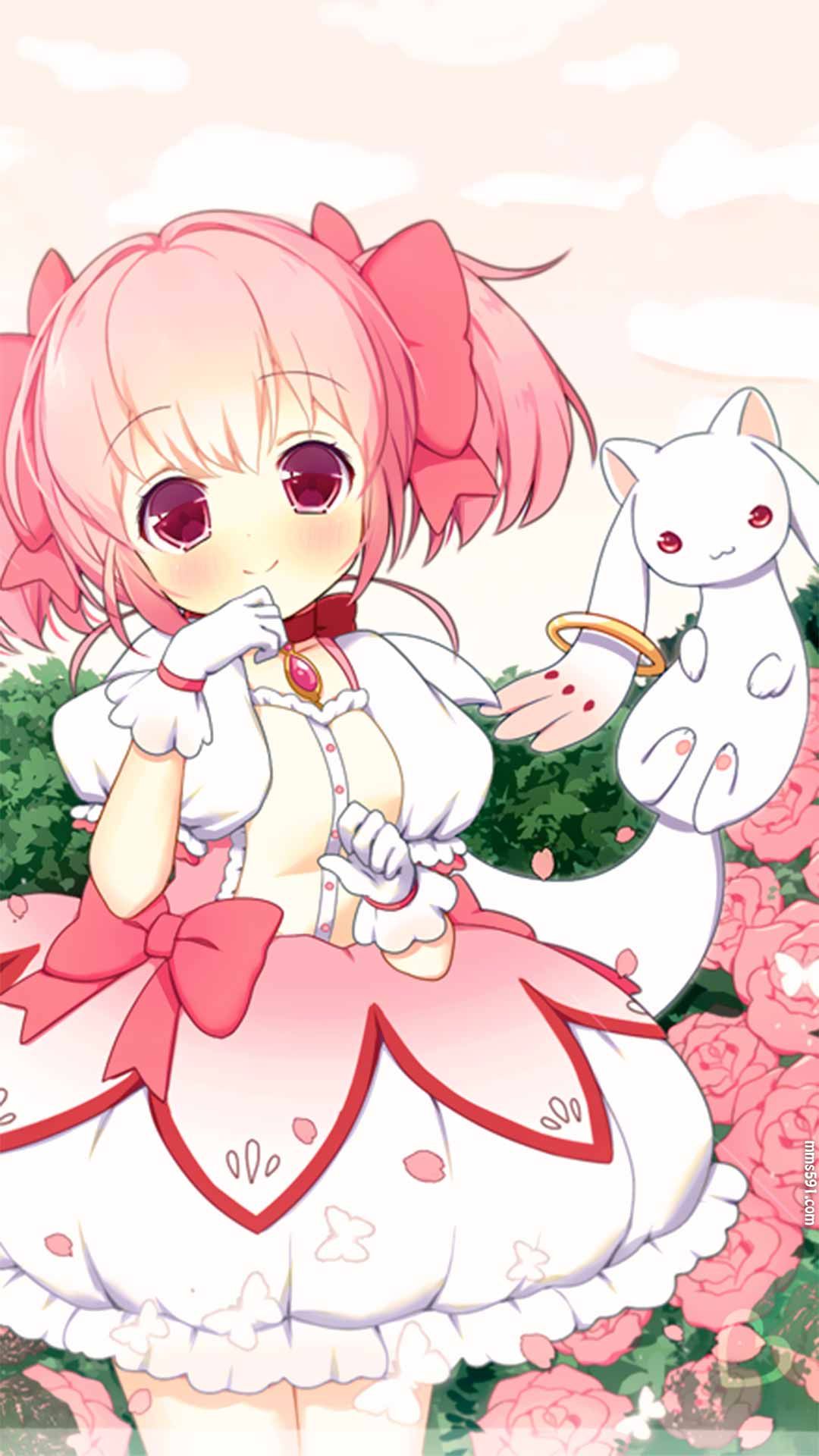 魔法少女小圆女主角鹿目圆Kaname Madoka1080x1920手机壁纸图片（3）