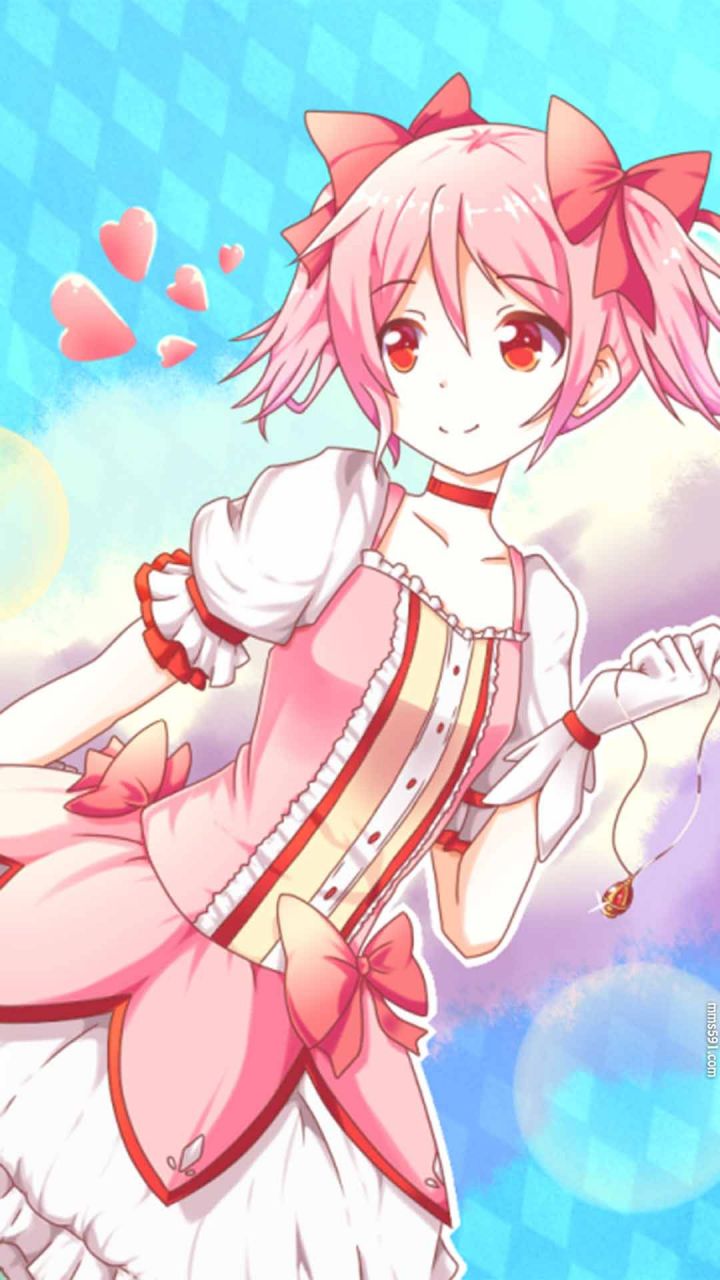 魔法少女小圆女主角鹿目圆Kaname Madoka1080x1920手机壁纸图片（5）