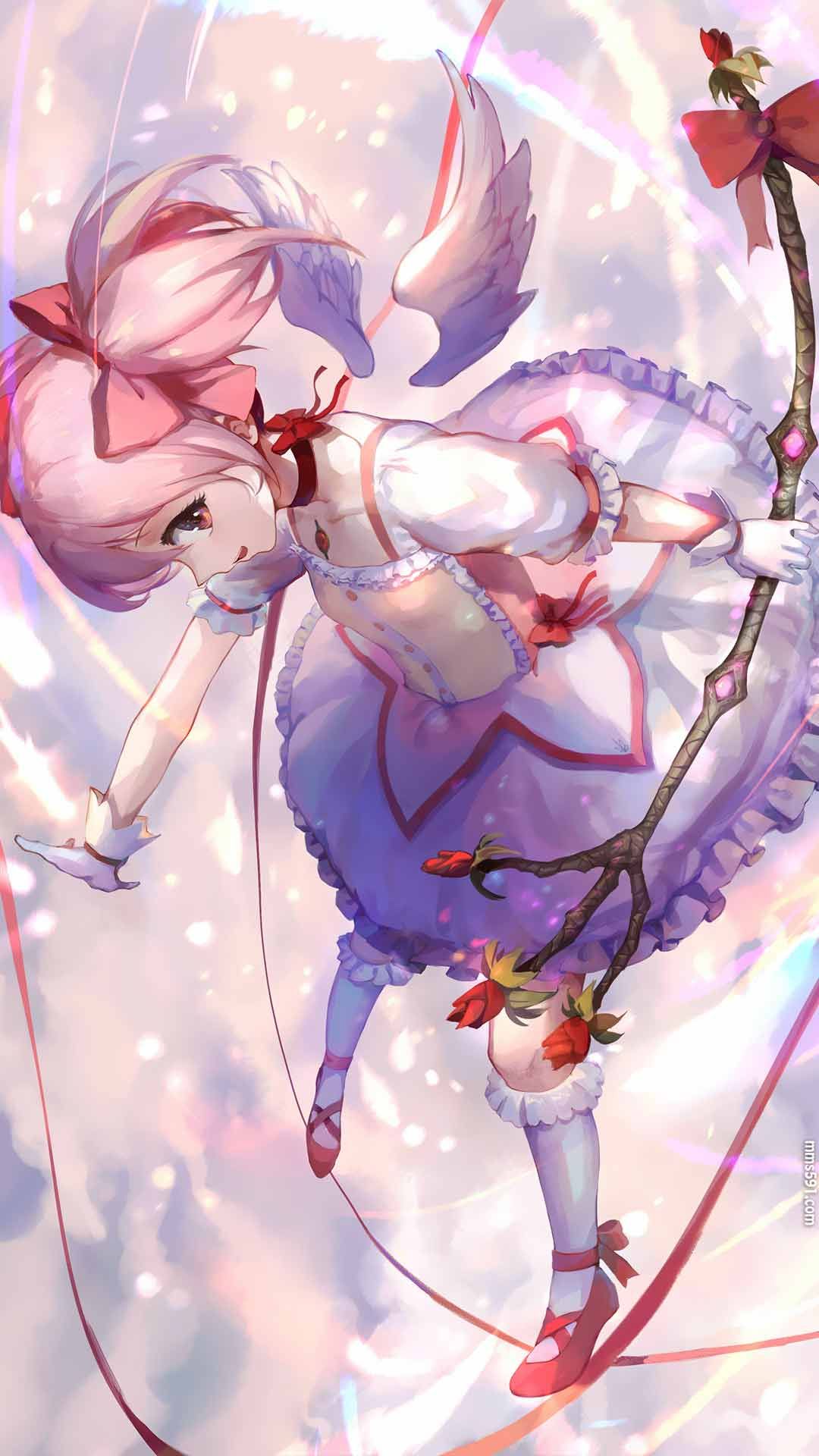 魔法少女小圆女主角鹿目圆Kaname Madoka1080x1920手机壁纸图片（7）