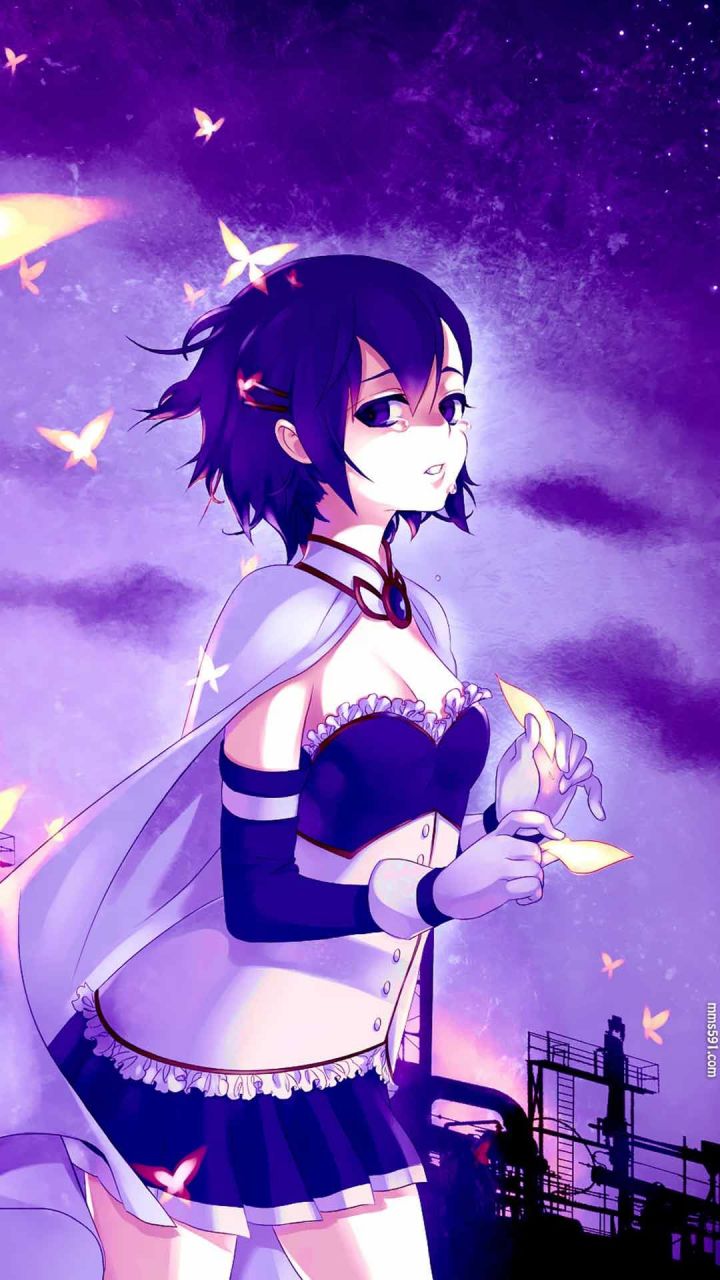 魔法少女小圆人鱼魔女美树沙耶香Miki Sayaka手机壁纸图片集1080x1920（3）