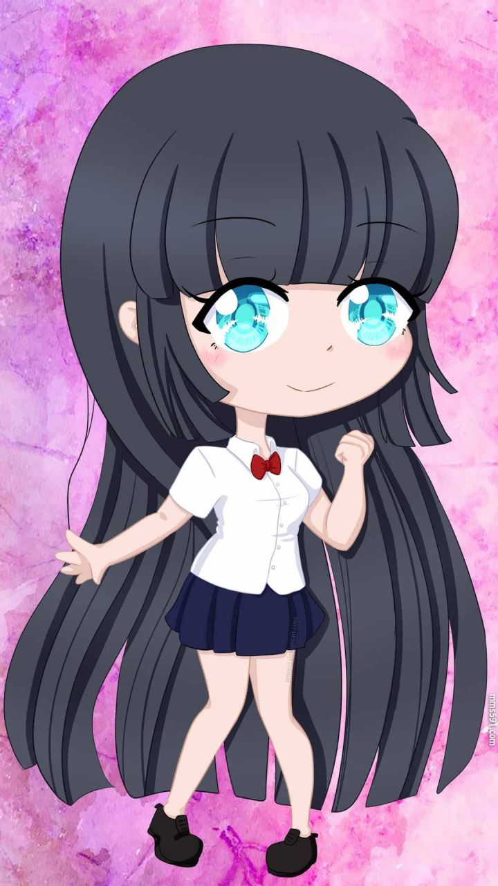 流汗吧！健身少女长发肌肉美女奏流院朱美Akemi Soryuin手机壁纸图片（2）