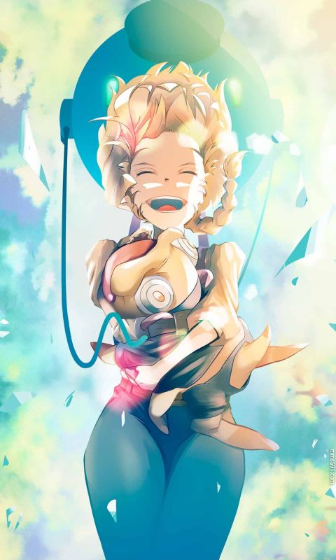 没落要塞DECA-DENCE女主角橙发少女夏芽Natsume手机壁纸图片集（2）