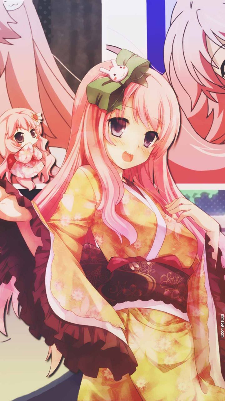 笨蛋，测验，召唤兽女主角粉色头发姬路瑞希Himeji Mizuki手机壁纸图片集（7）